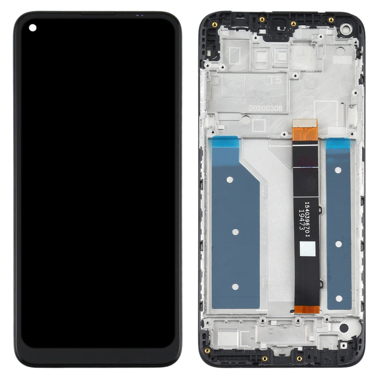 TFT LCD Screen for LG Q61 Digitizer Full Assembly with Frame(Black) - free shipping - PMC TechLife - Order now!