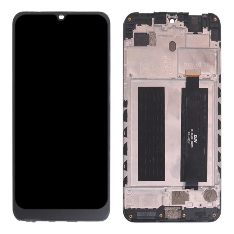 OEM LCD Screen for ZTE Blade V10  Digitizer Full Assembly with Frame���Black) - free shipping - PMC TechLife - Order now!