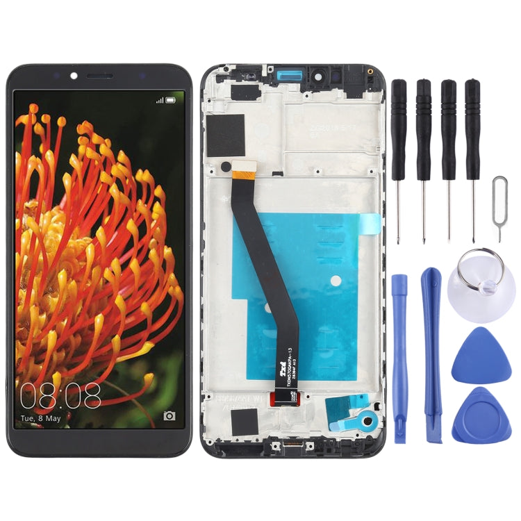 OEM LCD Screen for Huawei Y6 (2018) Digitizer Full Assembly with Frame(Black) - LCD Screen by PMC TechLife | Online Shopping South Africa | PMC TechLife
