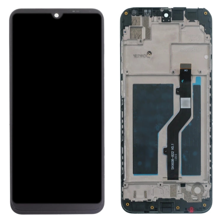 OEM LCD Screen for ZTE Blade A5 2020  Digitizer Full Assembly with Frame���Black) - For ZTE by PMC TechLife | Online Shopping South Africa | PMC TechLife