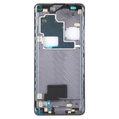 For OPPO Find X2 Pro CPH2025 PDEM30 Original Front Housing LCD Frame Bezel Plate (Black) - Frame Bezel Plate by PMC Jewellery | Online Shopping South Africa | PMC Jewellery