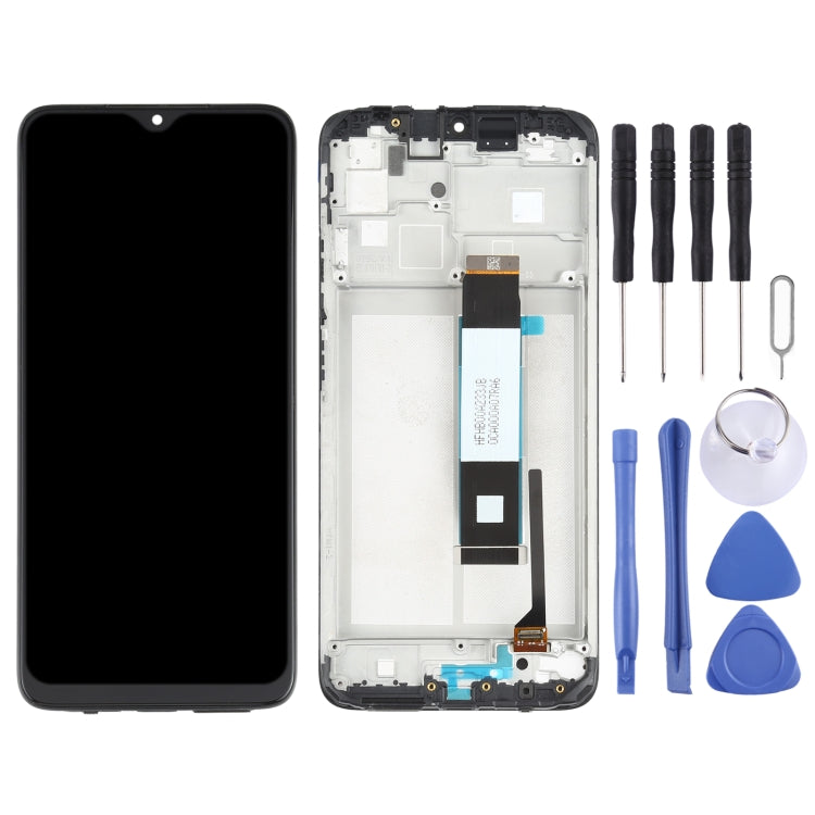 LCD Screen and Digitizer Full Assembly with Frame for Xiaomi Redmi Note 9 4G / Poco M3 / Redmi 9 Power M2010J19SC M2010J19CG(Black) - LCD Screen by PMC Jewellery | Online Shopping South Africa | PMC Jewellery