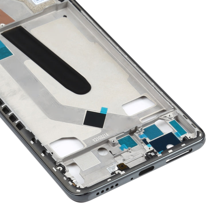 Original Front Housing LCD Frame Bezel Plate for Xiaomi Poco F3 M2012K11AG (Black) - Frame Bezel Plate by PMC TechLife | Online Shopping South Africa | PMC TechLife