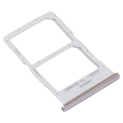 SIM Card Tray + NM Card Tray for Huawei Nova 7i (Silver) - Card Socket by PMC Jewellery | Online Shopping South Africa | PMC Jewellery