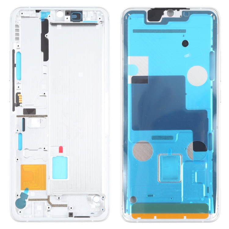 Front Housing LCD Frame Bezel Plate for Xiaomi Mi Note 10 Lite M2002F4LG, M1910F4G (White) - LCD Related Parts by PMC Jewellery | Online Shopping South Africa | PMC Jewellery