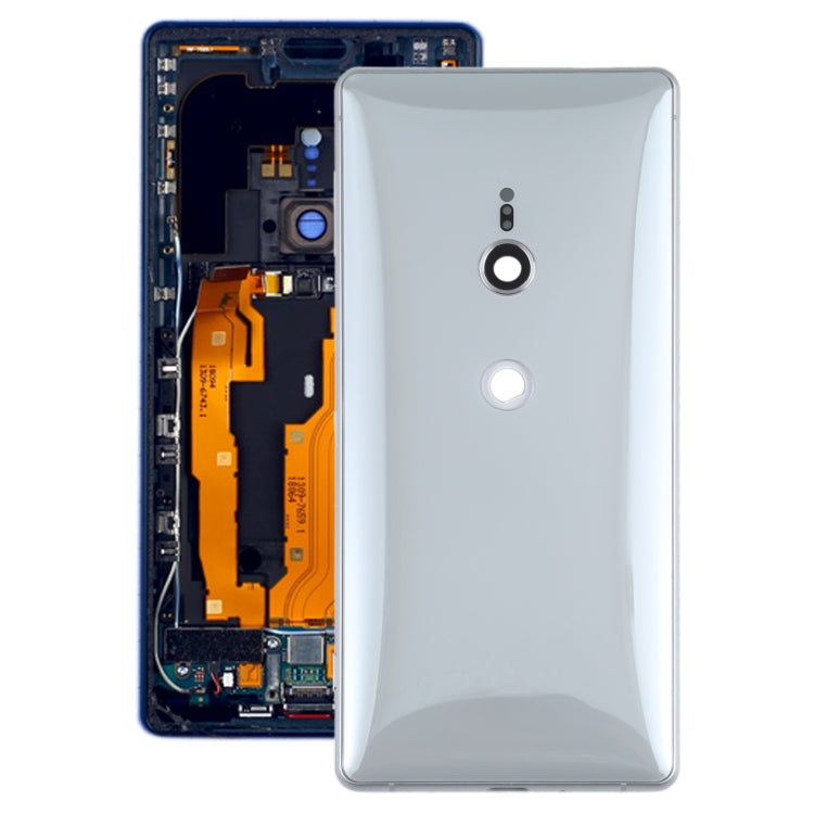 Battery Back Cover for Sony Xperia XZ2(Silver) - Back Cover by PMC TechLife | Online Shopping South Africa | PMC TechLife