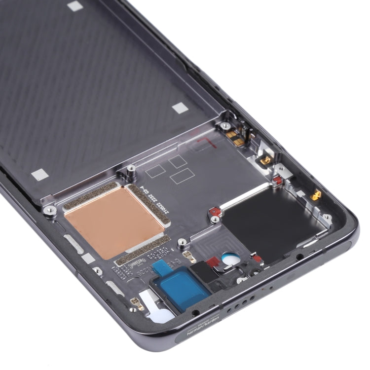 Original Front Housing LCD Frame Bezel Plate for Xiaomi Mi 11 Pro M2102K1AC (Black) - Frame Bezel Plate by PMC Jewellery | Online Shopping South Africa | PMC Jewellery