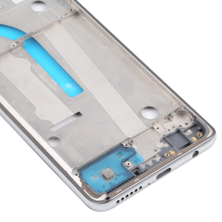 Original Front Housing LCD Frame Bezel Plate for Motorola Moto G100 XT2125 XT2125-4 (Silver) - Frame Bezel Plate by PMC Jewellery | Online Shopping South Africa | PMC Jewellery