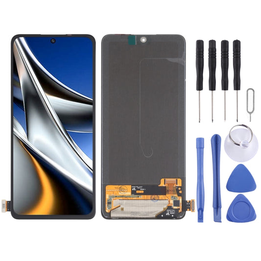 AMOLED Material Original LCD Screen and Digitizer Full Assembly for Xiaomi Poco X4 Pro 5G - LCD Screen by PMC Jewellery | Online Shopping South Africa | PMC Jewellery