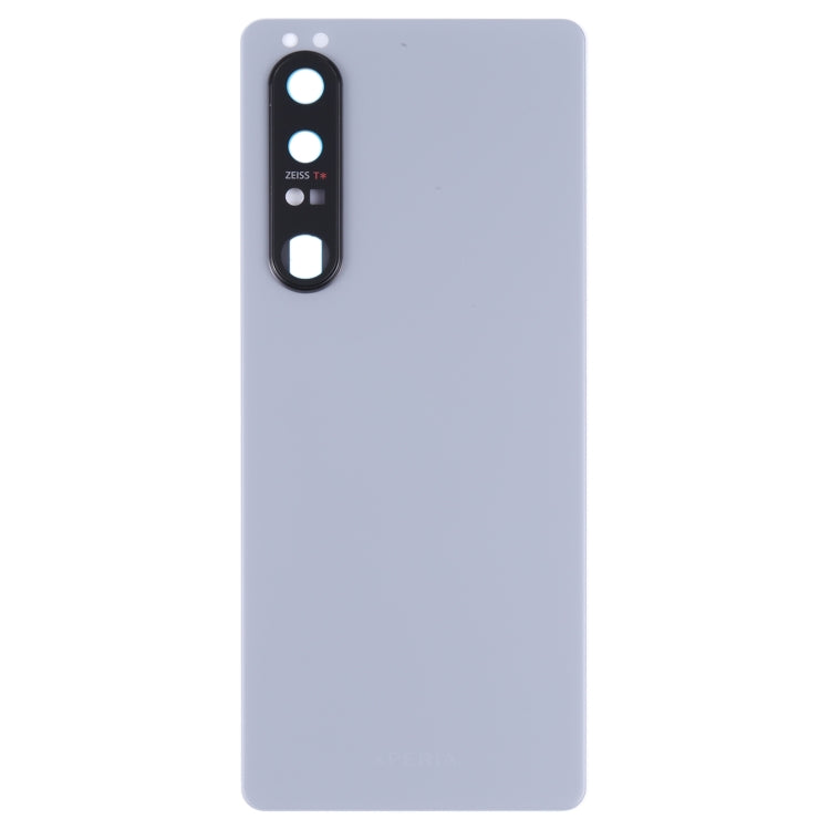 Original Battery Back Cover with Camera Lens for Sony Xperia 1 III(Silver) - Back Cover by PMC Jewellery | Online Shopping South Africa | PMC Jewellery