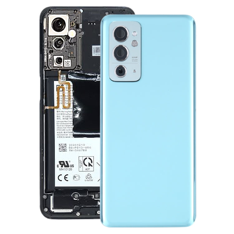 For OnePlus 9RT 5G MT2110 MT2111 Original Glass Battery Back Cover with Camera Lens (Blue) - Back Cover by PMC TechLife | Online Shopping South Africa | PMC TechLife