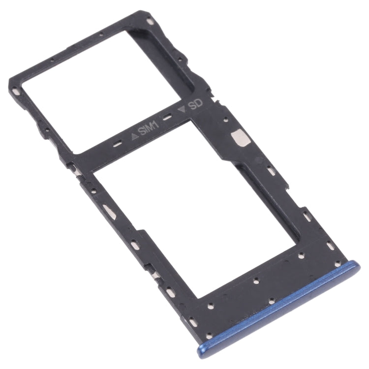 SIM Card Tray + Micro SD Card Tray for TCL Plex T780H(Blue) - For TCL by PMC Jewellery | Online Shopping South Africa | PMC Jewellery