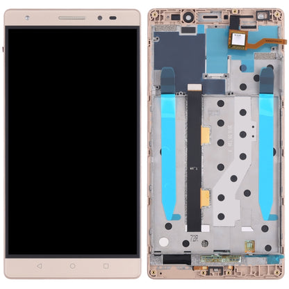 OEM LCD Screen For Lenovo Phab2 Plus PB2-670N PB2-670M PB2-670Y Digitizer Full Assembly with Frame (Gold) - LCD Screen by PMC Jewellery | Online Shopping South Africa | PMC Jewellery