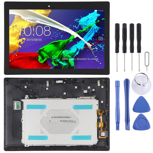 OEM LCD Screen for Lenovo Tab 2 A10-70 A10-70F A10-70L Digitizer Full Assembly with Frame (Black) - LCD Screen by PMC Jewellery | Online Shopping South Africa | PMC Jewellery