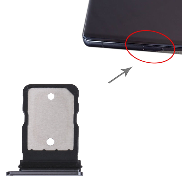 SIM Card Tray for Google Pixel 7 Pro (Black) - Card Tray by PMC TechLife | Online Shopping South Africa | PMC TechLife
