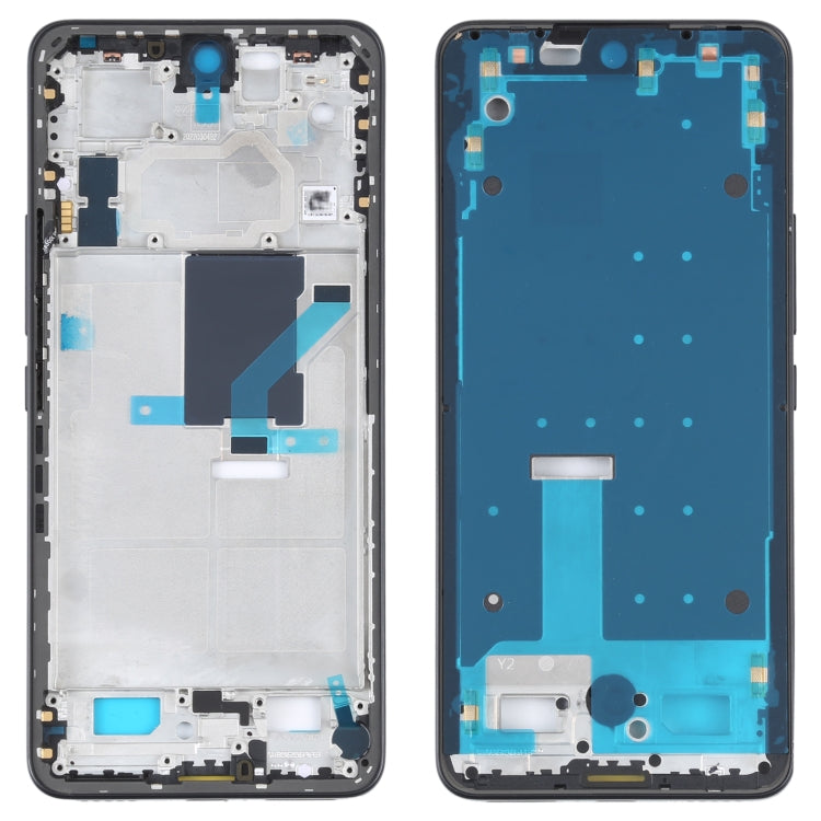 For Xiaomi 12 Lite Original Front Housing LCD Frame Bezel Plate (Black) - Frame Bezel Plate by PMC TechLife | Online Shopping South Africa | PMC TechLife