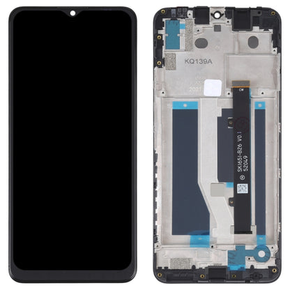OEM LCD Screen For ZTE Blade A71 A7030 2021 Digitizer Full Assembly with Frame (Black) - For ZTE by PMC Jewellery | Online Shopping South Africa | PMC Jewellery