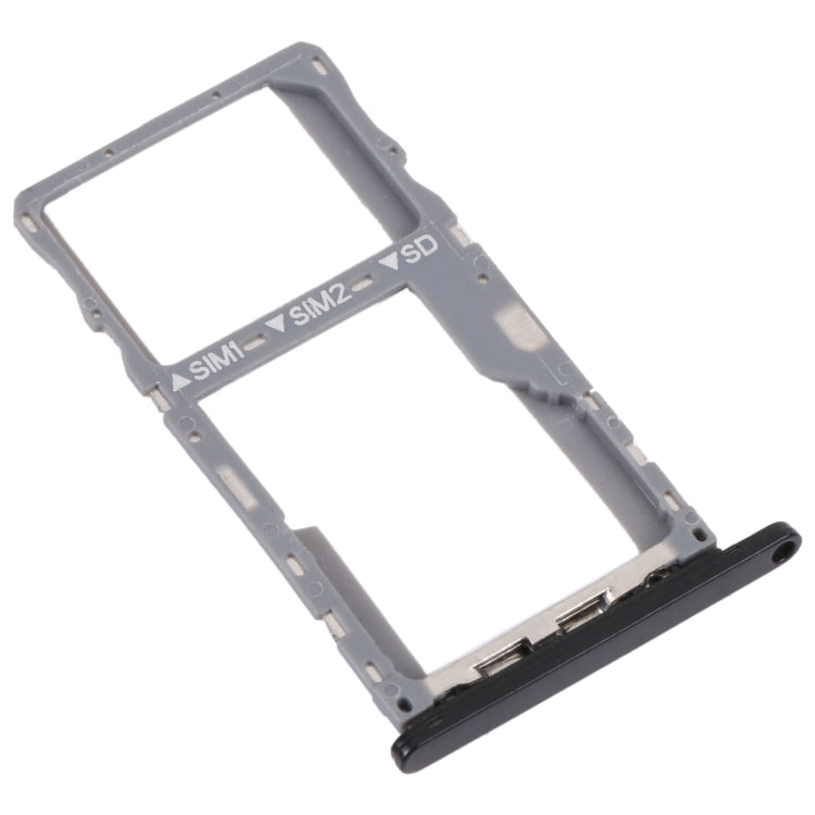 For Alcatel 3X 2019 Original SIM Card Tray + SIM / Micro SD Card Tray (Black) - Card Tray by PMC TechLife | Online Shopping South Africa | PMC TechLife