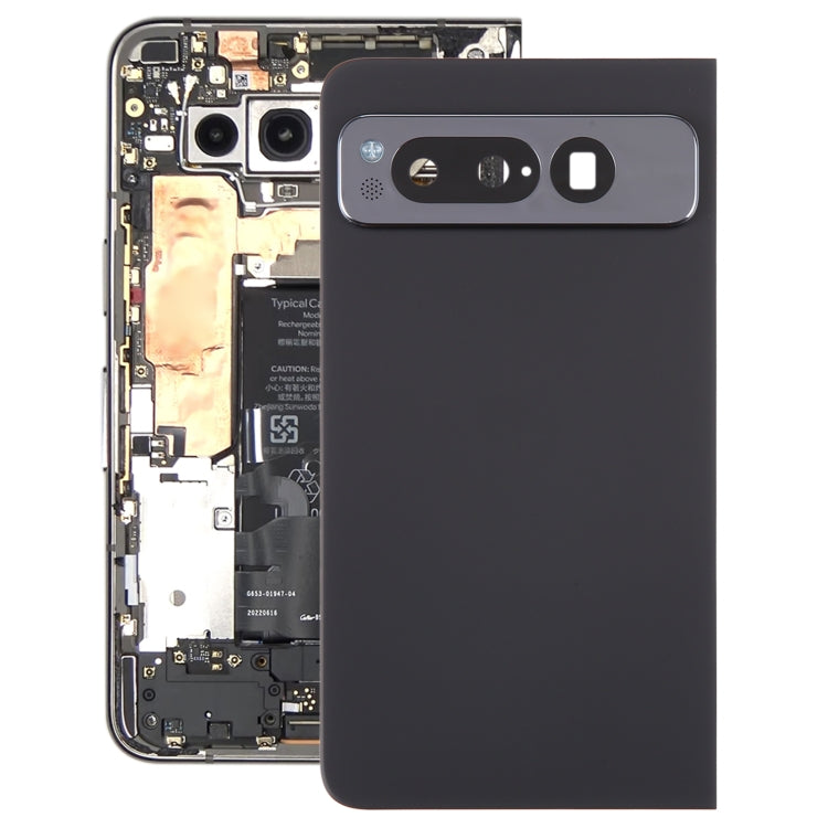 For Google Pixel Fold Original Battery Back Cover with Camera Lens Cover(Black) - Back Cover by PMC Jewellery | Online Shopping South Africa | PMC Jewellery