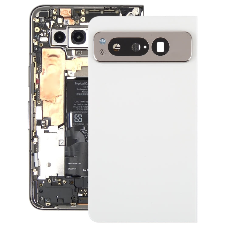 For Google Pixel Fold Original Battery Back Cover with Camera Lens Cover(White) - Back Cover by PMC Jewellery | Online Shopping South Africa | PMC Jewellery