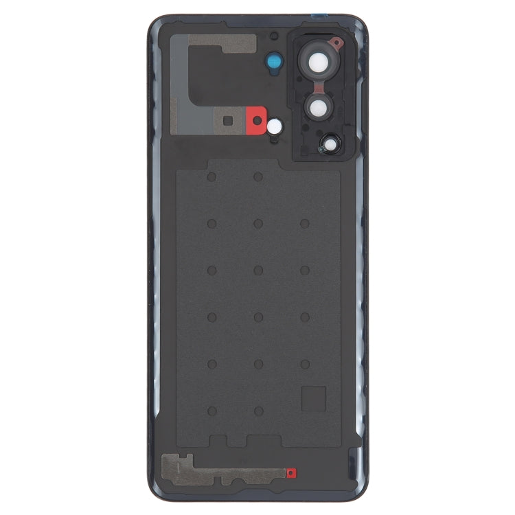 For OnePlus Nord 2T CPH2399 CPH2401 Battery Back Cover(Black) - Back Cover by PMC TechLife | Online Shopping South Africa | PMC TechLife