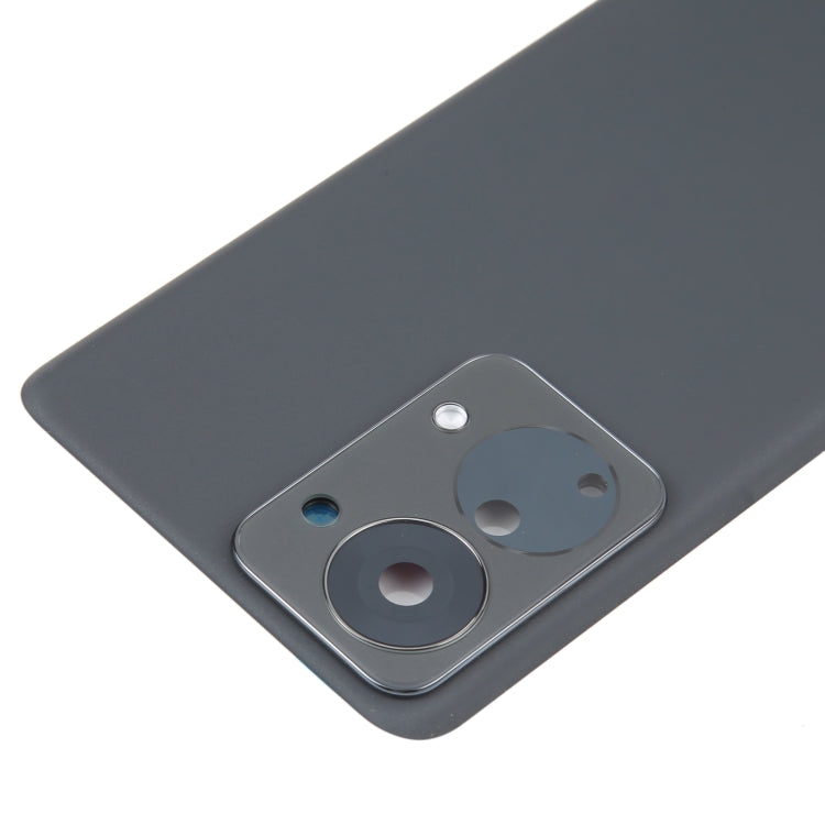 For OnePlus Nord 2T CPH2399 CPH2401 Battery Back Cover(Black) - Back Cover by PMC TechLife | Online Shopping South Africa | PMC TechLife