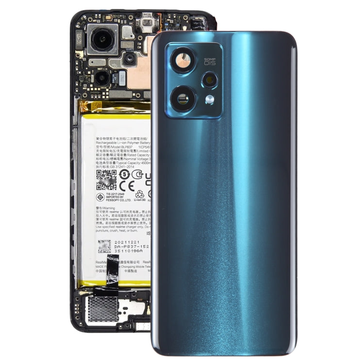 For Realme 9 Pro+ Original Battery Back Cover with Camera Lens Cover(Green) - Back Cover by PMC TechLife | Online Shopping South Africa | PMC TechLife