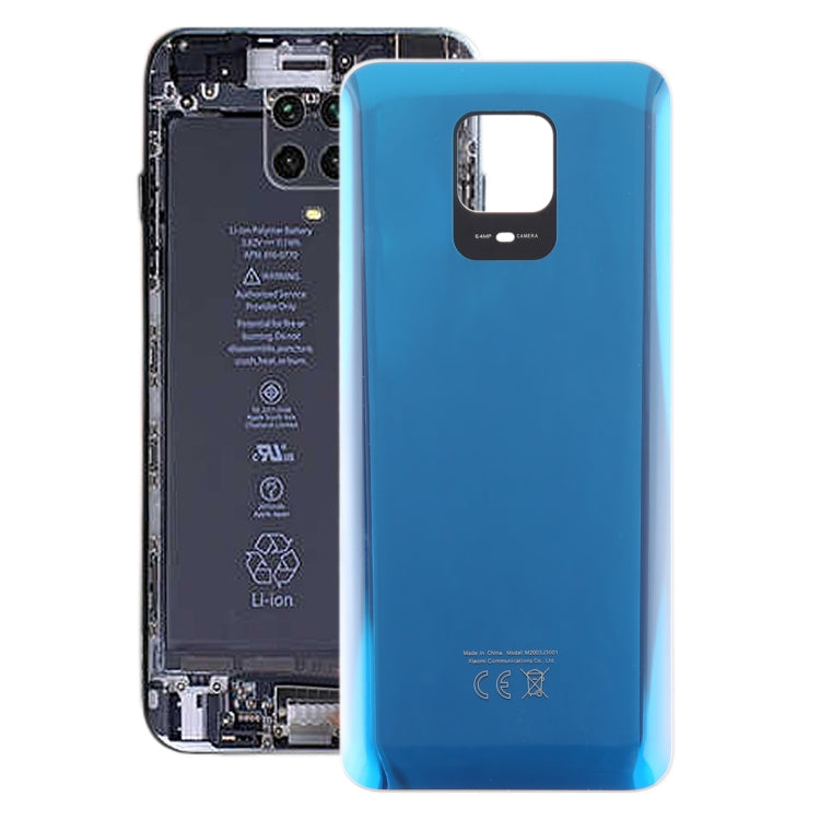 For Xiaomi Redmi Note 9S OEM Glass Battery Back Cover(Blue) - Back Cover by PMC TechLife | Online Shopping South Africa | PMC TechLife