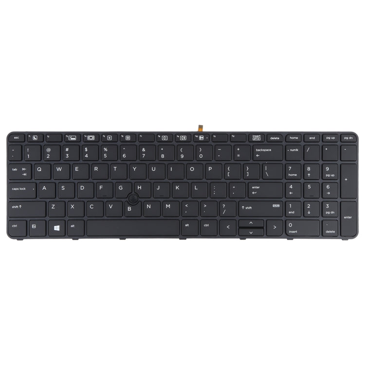 For HP Probook 650 G2 G3 655 G3 450 G3 841137-001 US Version Keyboard with Backlight and Pointing - Replacement Keyboards by PMC Jewellery | Online Shopping South Africa | PMC Jewellery