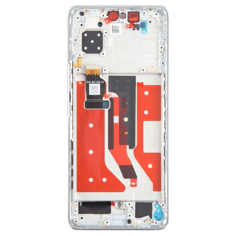 For Honor 80 Pro Original LCD Screen Digitizer Full Assembly with Frame (Silver) - LCD Screen by PMC TechLife | Online Shopping South Africa | PMC TechLife