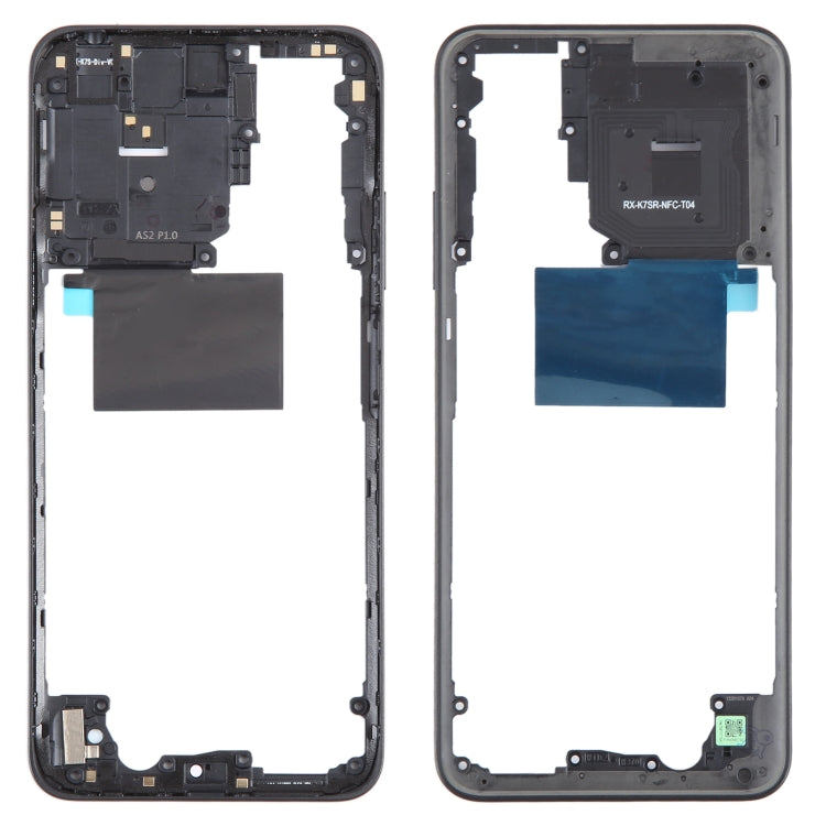 For Xiaomi Redmi Note 12S Original Middle Frame Bezel Plate (Black) - Frame Bezel Plate by PMC TechLife | Online Shopping South Africa | PMC TechLife
