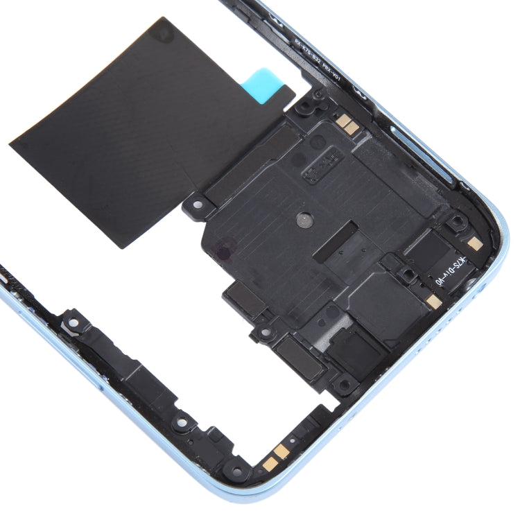 For Xiaomi Redmi Note 12S Original Middle Frame Bezel Plate (Blue) - Frame Bezel Plate by PMC TechLife | Online Shopping South Africa | PMC TechLife