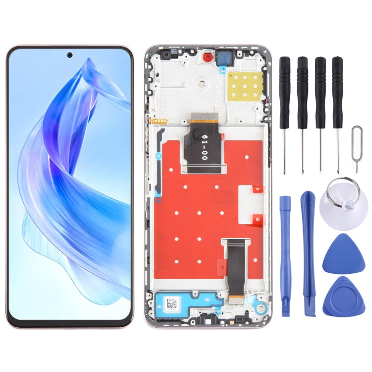 For Honor X50i Original LCD Screen Digitizer Full Assembly with Frame (Gold) - free shipping - PMC TechLife - Order now!