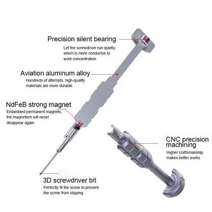 Qianli i-Thor S2 Precision 3D Texture Y Shape Screwdriver - Screwdriver by QIANLI | Online Shopping South Africa | PMC Jewellery