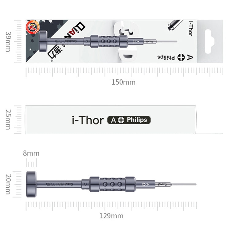 Qianli i-Thor S2 Precision 3D Texture Hollow Cross Tip Middle Bezel Screwdriver - Screwdriver by QIANLI | Online Shopping South Africa | PMC Jewellery | Buy Now Pay Later Mobicred