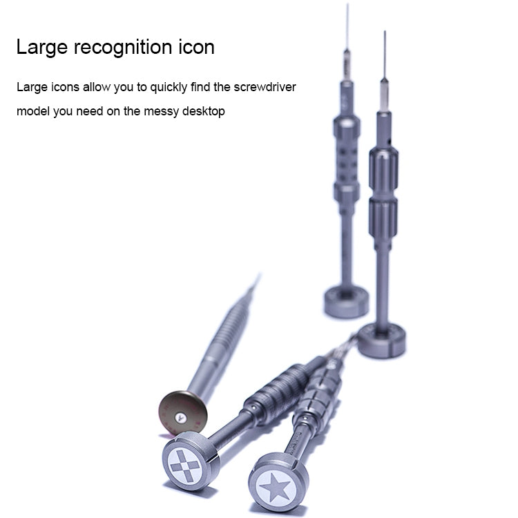 Qianli i-Thor S2 Precision 3D Texture Hollow Cross Tip Middle Bezel Screwdriver - Screwdriver by QIANLI | Online Shopping South Africa | PMC Jewellery | Buy Now Pay Later Mobicred