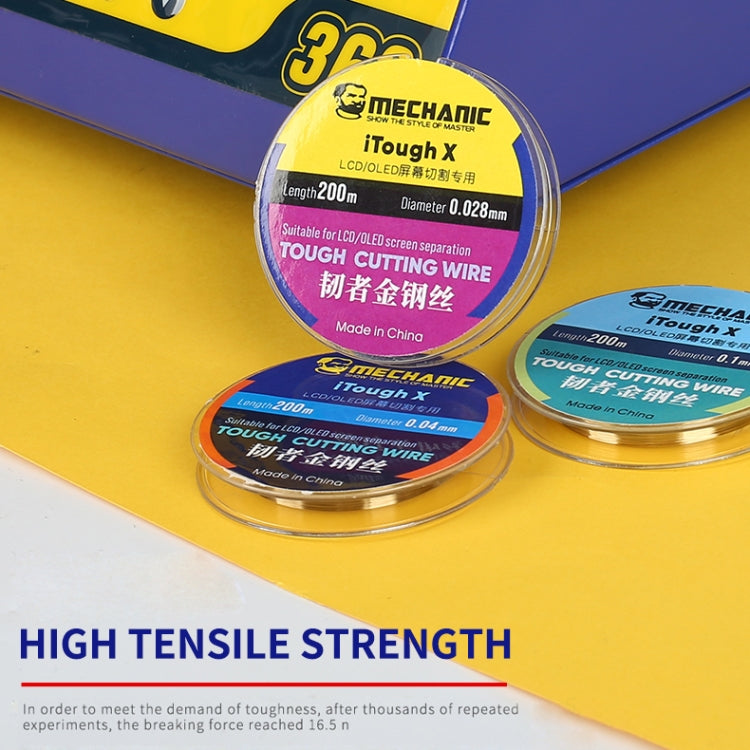 MECHANIC iTough X 200M 0.035MM LCD OLED Screen Cutting Wire - free shipping - PMC TechLife - Order now!