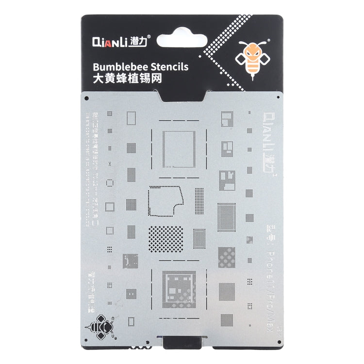 QIANLI QS06 Replacement Bumblebee Stencil For iPhone 11 / 11 Pro / Max - BGA Stencils by PMC TechLife | Online Shopping South Africa | PMC TechLife