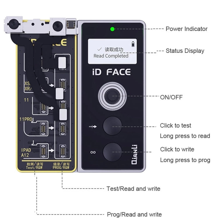 Qianli iD FACE Dot Projector Repairer Detector for iPhone X - Test Tools by QIANLI | Online Shopping South Africa | PMC Jewellery