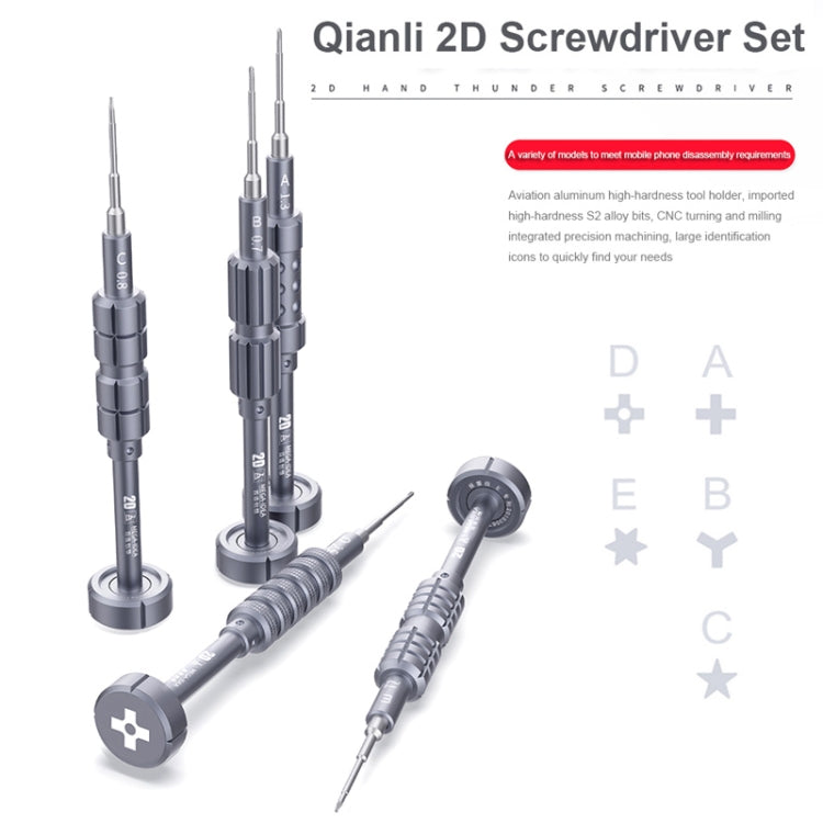 QIANLI 5 in 1 Multi-purpose 2D Grenade Magnetic Screwdriver Set - free shipping - PMC TechLife - Order now!