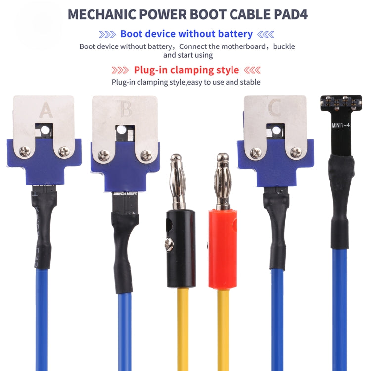 Mechanic PAD4 DC Power Supply Test Cable For iPad Series - Test Tools by MECHANIC | Online Shopping South Africa | PMC Jewellery