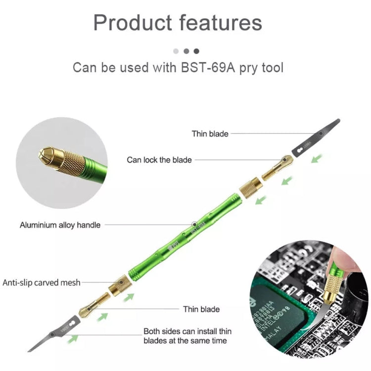 BEST BST-69A+ CPU Chip Remove Glue Tools DIY Carving Knife - Tool Kits by BEST | Online Shopping South Africa | PMC Jewellery