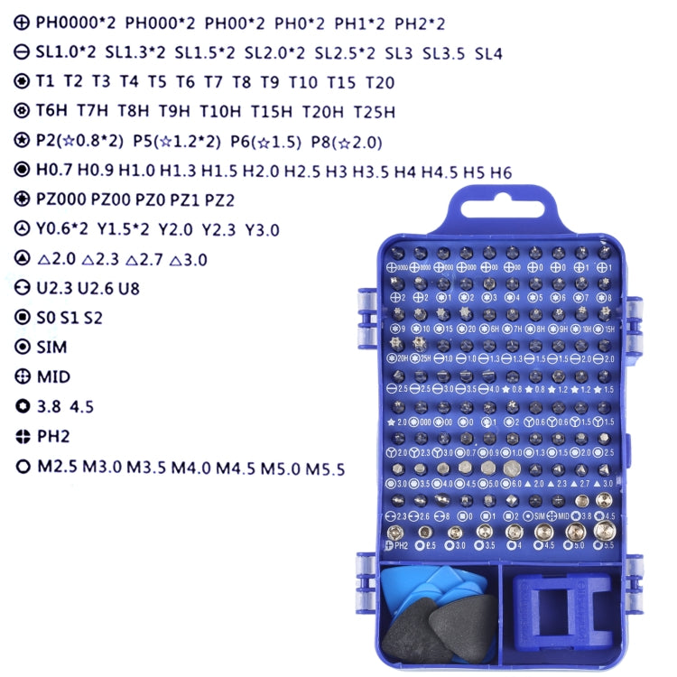 115 in 1 Screwdriver Repair Tools Kit - Screwdriver Set by PMC TechLife | Online Shopping South Africa | PMC TechLife