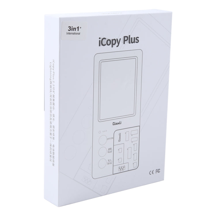 For iPhone 6 - 14 Pro Max 5 in 1 Qianli iCopy Plus 2.2 Repair Detection Programmer Set, Plug: EU - free shipping - PMC TechLife - Order now!