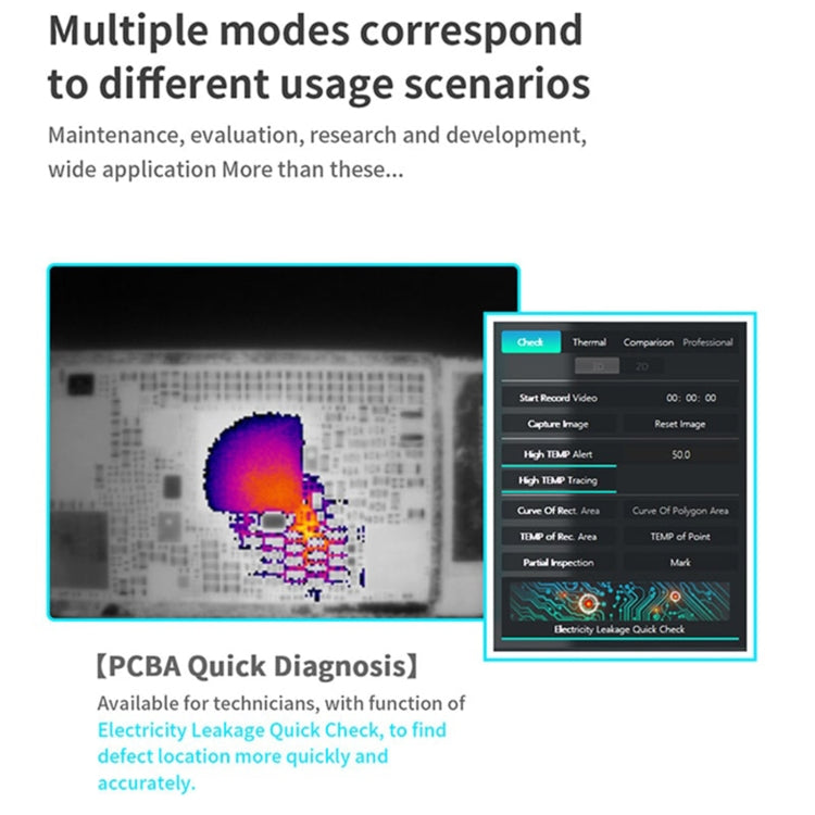 Qianli Super Cam X 3D Thermal imager Camera Phone PCB Troubleshoot Motherboard Repair Fault Diagnosis Instrument - Repair Platform by QIANLI | Online Shopping South Africa | PMC Jewellery | Buy Now Pay Later Mobicred