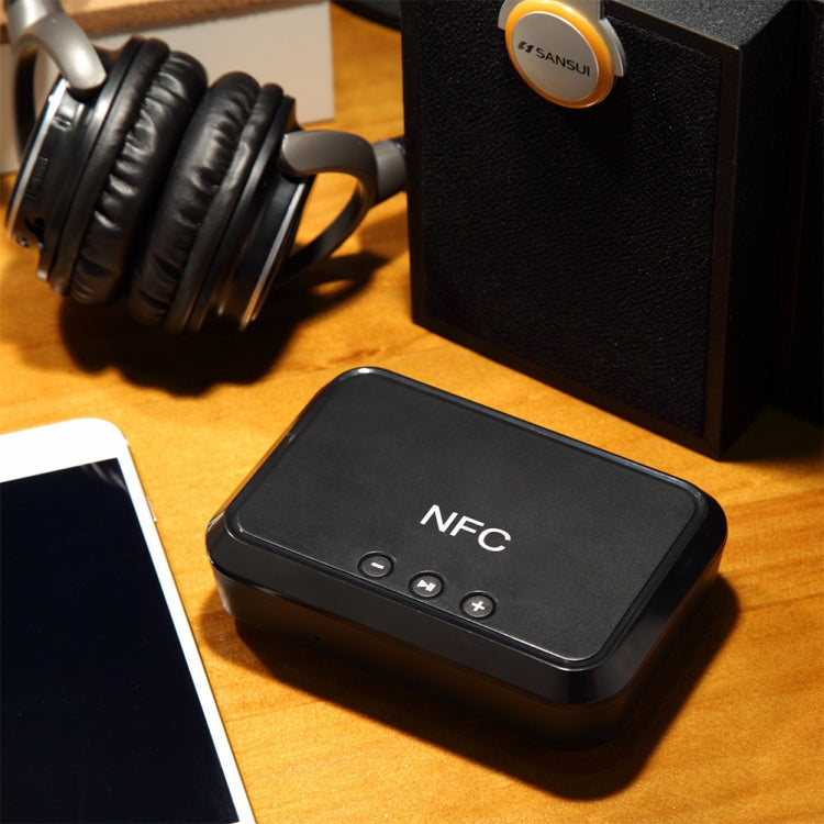 B10 NFC Desktop Bluetooth Music Receiver 4.1 Bluetooth Adapter USB Drive Reads Bluetooth Speaker - Audio Receiver Transmitter by PMC TechLife | Online Shopping South Africa | PMC TechLife