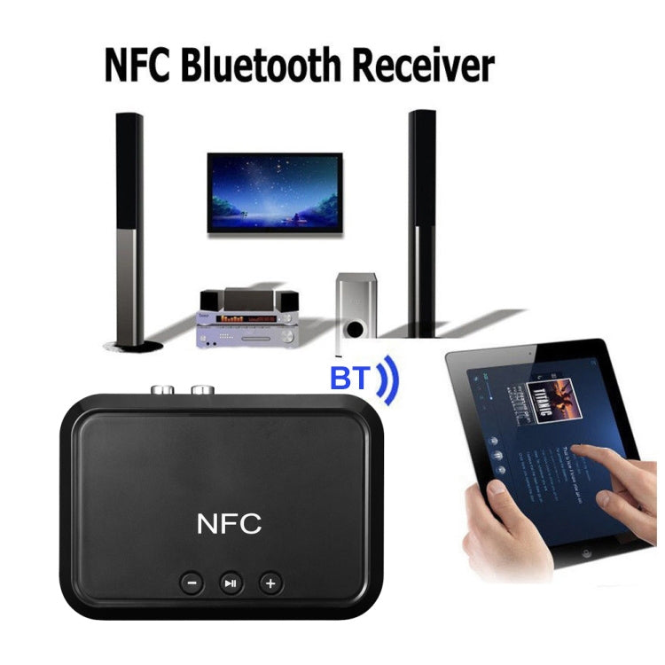 B10 NFC Desktop Bluetooth Music Receiver 4.1 Bluetooth Adapter USB Drive Reads Bluetooth Speaker - Audio Receiver Transmitter by PMC TechLife | Online Shopping South Africa | PMC TechLife