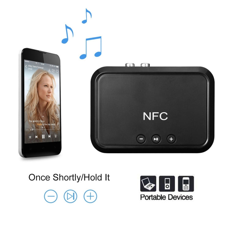 B10 NFC Desktop Bluetooth Music Receiver 4.1 Bluetooth Adapter USB Drive Reads Bluetooth Speaker - Audio Receiver Transmitter by PMC TechLife | Online Shopping South Africa | PMC TechLife