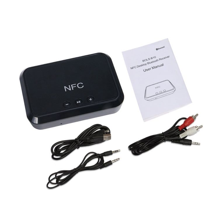 B10 NFC Desktop Bluetooth Music Receiver 4.1 Bluetooth Adapter USB Drive Reads Bluetooth Speaker - Audio Receiver Transmitter by PMC TechLife | Online Shopping South Africa | PMC TechLife