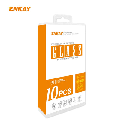 For Xiaomi Mi 10 Lite /Redmi 10X 5G 10 PCS ENKAY Hat-Prince Full Glue 0.26mm 9H 2.5D Tempered Glass Full Coverage Film -  by ENKAY | Online Shopping South Africa | PMC Jewellery